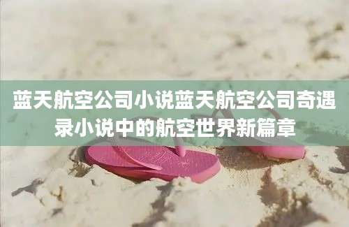 蓝天航空公司小说蓝天航空公司奇遇录小说中的航空世界新篇章