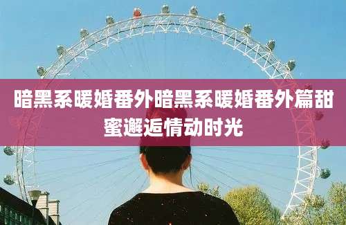 暗黑系暖婚番外暗黑系暖婚番外篇甜蜜邂逅情动时光