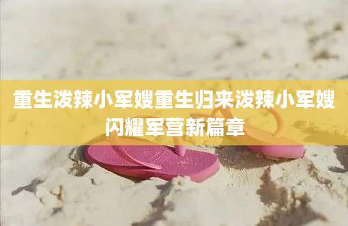 重生泼辣小军嫂重生归来泼辣小军嫂闪耀军营新篇章