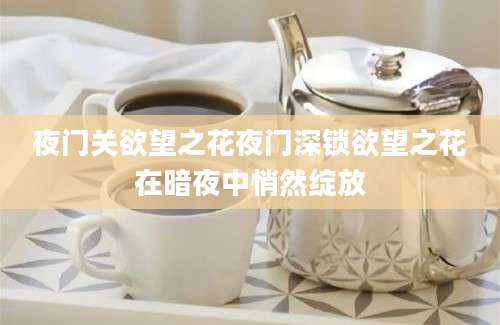 夜门关欲望之花夜门深锁欲望之花在暗夜中悄然绽放
