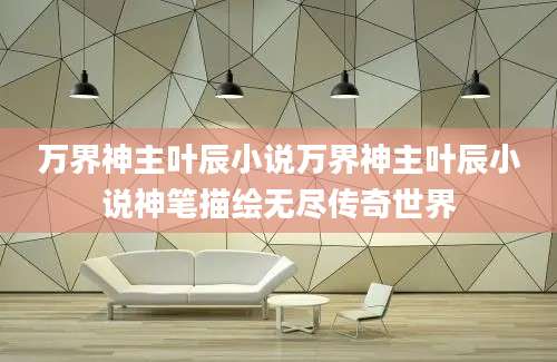 万界神主叶辰小说万界神主叶辰小说神笔描绘无尽传奇世界