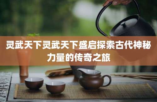 灵武天下灵武天下盛启探索古代神秘力量的传奇之旅