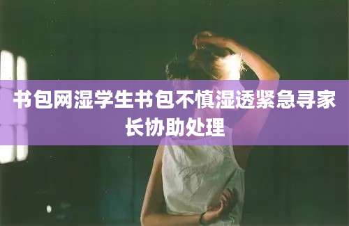 书包网湿学生书包不慎湿透紧急寻家长协助处理