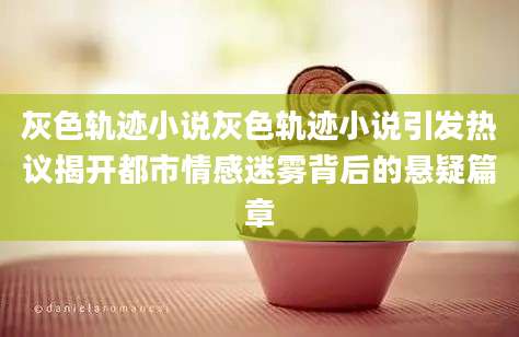 灰色轨迹小说灰色轨迹小说引发热议揭开都市情感迷雾背后的悬疑篇章
