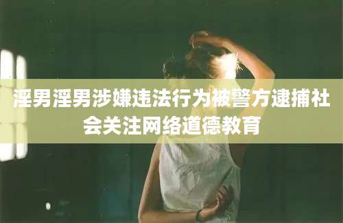 淫男淫男涉嫌违法行为被警方逮捕社会关注网络道德教育