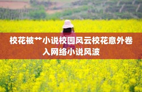 校花被艹小说校园风云校花意外卷入网络小说风波