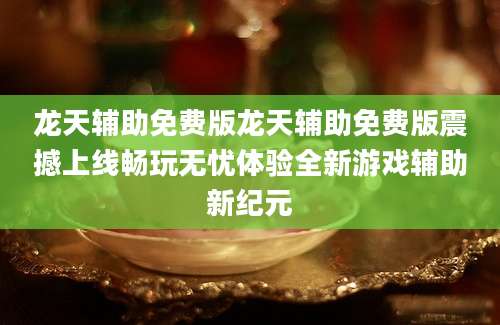 龙天辅助免费版龙天辅助免费版震撼上线畅玩无忧体验全新游戏辅助新纪元