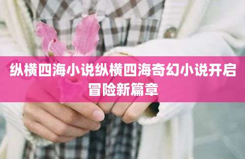 纵横四海小说纵横四海奇幻小说开启冒险新篇章