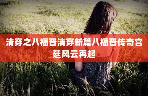 清穿之八福晋清穿新篇八福晋传奇宫廷风云再起