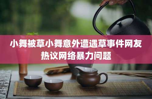 小舞被草小舞意外遭遇草事件网友热议网络暴力问题