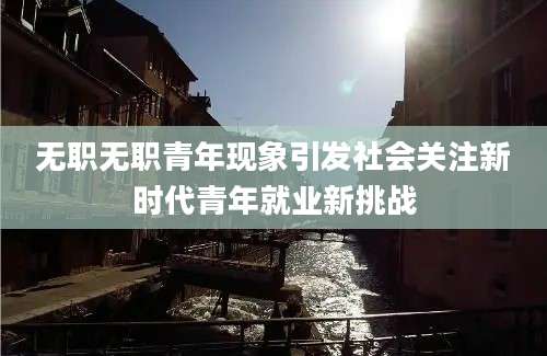 无职无职青年现象引发社会关注新时代青年就业新挑战
