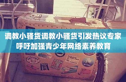 调教小骚货调教小骚货引发热议专家呼吁加强青少年网络素养教育