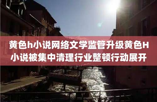 黄色h小说网络文学监管升级黄色H小说被集中清理行业整顿行动展开