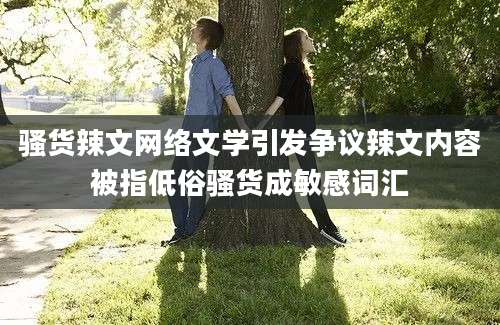 骚货辣文网络文学引发争议辣文内容被指低俗骚货成敏感词汇