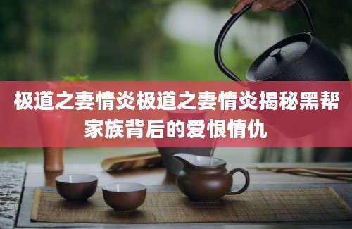 极道之妻情炎极道之妻情炎揭秘黑帮家族背后的爱恨情仇