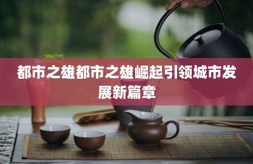 都市之雄都市之雄崛起引领城市发展新篇章