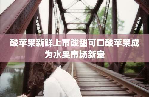 酸苹果新鲜上市酸甜可口酸苹果成为水果市场新宠