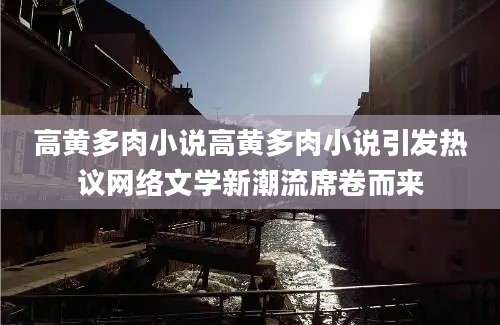 高黄多肉小说高黄多肉小说引发热议网络文学新潮流席卷而来