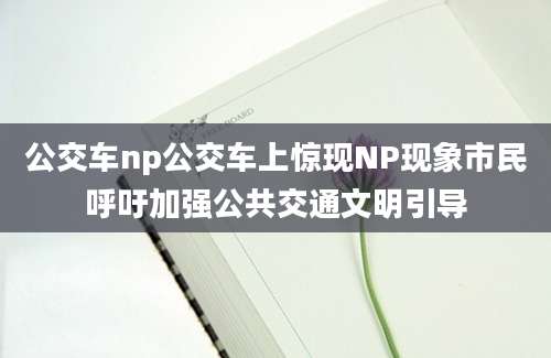 公交车np公交车上惊现NP现象市民呼吁加强公共交通文明引导