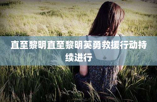 直至黎明直至黎明英勇救援行动持续进行