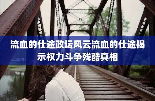 流血的仕途政坛风云流血的仕途揭示权力斗争残酷真相