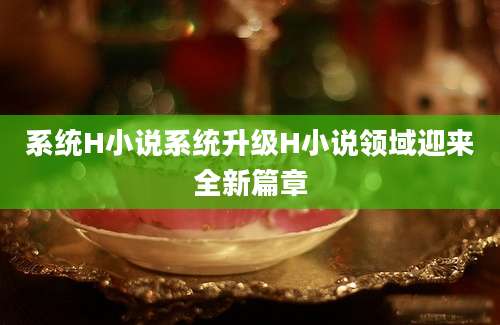 系统H小说系统升级H小说领域迎来全新篇章