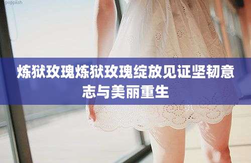 炼狱玫瑰炼狱玫瑰绽放见证坚韧意志与美丽重生