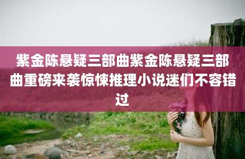 紫金陈悬疑三部曲紫金陈悬疑三部曲重磅来袭惊悚推理小说迷们不容错过