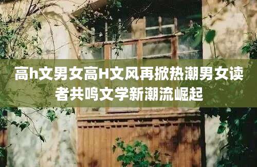 高h文男女高H文风再掀热潮男女读者共鸣文学新潮流崛起