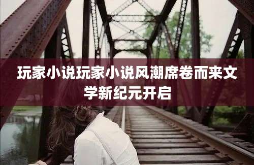 玩家小说玩家小说风潮席卷而来文学新纪元开启