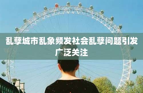 乱孽城市乱象频发社会乱孽问题引发广泛关注