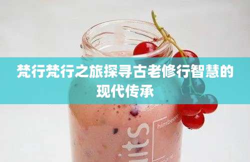 梵行梵行之旅探寻古老修行智慧的现代传承