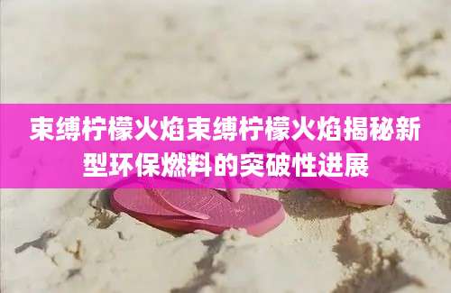 束缚柠檬火焰束缚柠檬火焰揭秘新型环保燃料的突破性进展