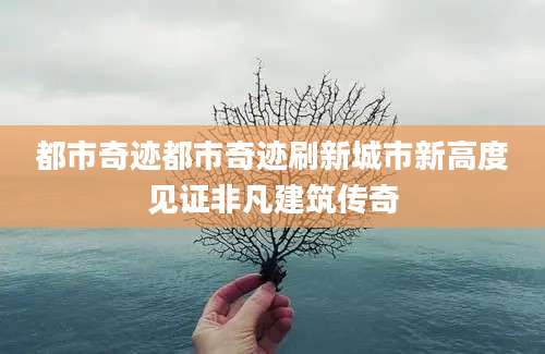 都市奇迹都市奇迹刷新城市新高度见证非凡建筑传奇