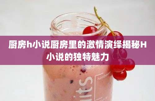 厨房h小说厨房里的激情演绎揭秘H小说的独特魅力