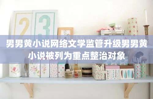 男男黄小说网络文学监管升级男男黄小说被列为重点整治对象