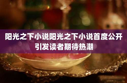 阳光之下小说阳光之下小说首度公开引发读者期待热潮