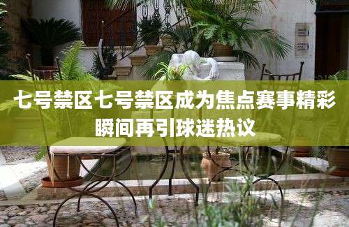 七号禁区七号禁区成为焦点赛事精彩瞬间再引球迷热议