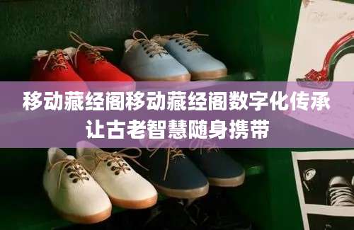 移动藏经阁移动藏经阁数字化传承让古老智慧随身携带