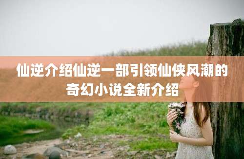 仙逆介绍仙逆一部引领仙侠风潮的奇幻小说全新介绍