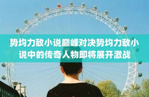 势均力敌小说巅峰对决势均力敌小说中的传奇人物即将展开激战