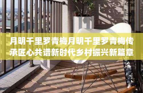月明千里罗青梅月明千里罗青梅传承匠心共谱新时代乡村振兴新篇章
