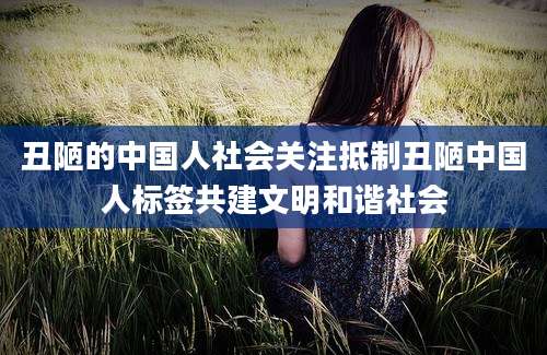 丑陋的中国人社会关注抵制丑陋中国人标签共建文明和谐社会