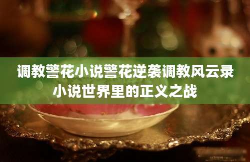 调教警花小说警花逆袭调教风云录小说世界里的正义之战