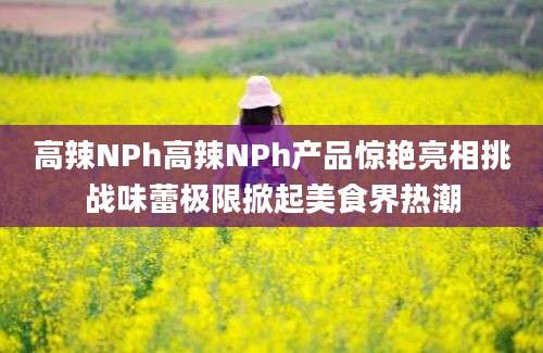高辣NPh高辣NPh产品惊艳亮相挑战味蕾极限掀起美食界热潮