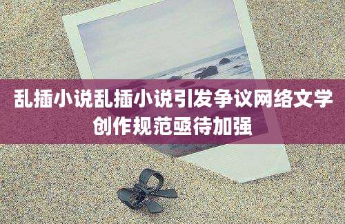 乱插小说乱插小说引发争议网络文学创作规范亟待加强