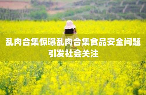 乱肉合集惊曝乱肉合集食品安全问题引发社会关注
