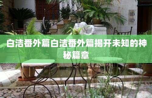 白洁番外篇白洁番外篇揭开未知的神秘篇章