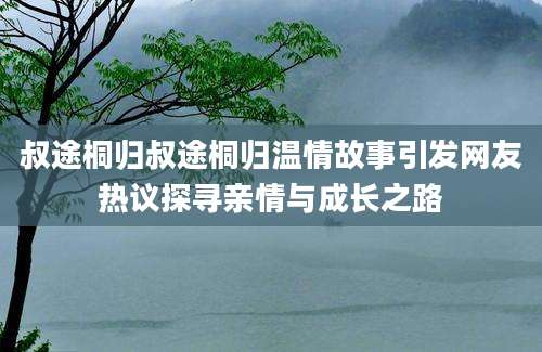 叔途桐归叔途桐归温情故事引发网友热议探寻亲情与成长之路