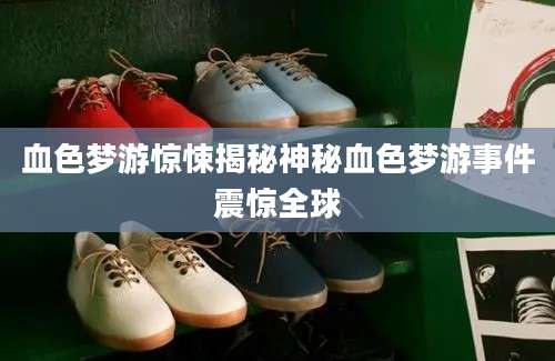 血色梦游惊悚揭秘神秘血色梦游事件震惊全球